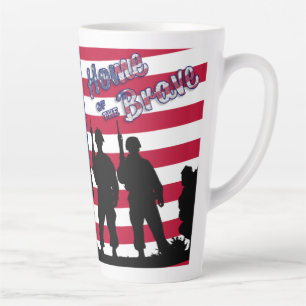 USA In Honour Latte Mug