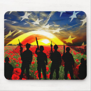 USA In Honour Mouse Pad