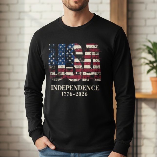 USA Independence 250 Years T-Shirt | 1776-2026  Tri-Blend Shirt (Creator Uploaded)