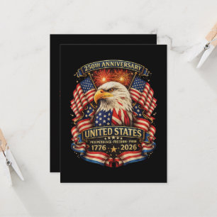 USA Independence 250th Anniversary 1776 2026 Invitation
