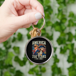 USA Independence 250th Anniversary 1776 2026 Key Ring