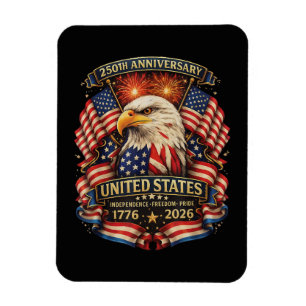USA Independence 250th Anniversary 1776 2026 Magnet