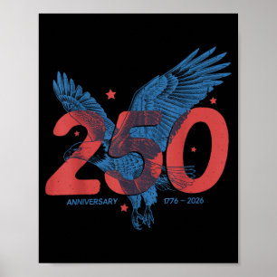 Usa Independence 250th Anniversary 1776 2026 Poster