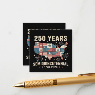 USA Independence 250th Anniversary Enclosure Card