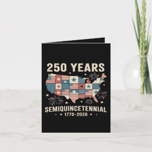 USA Independence 250th Anniversary  Holiday Card