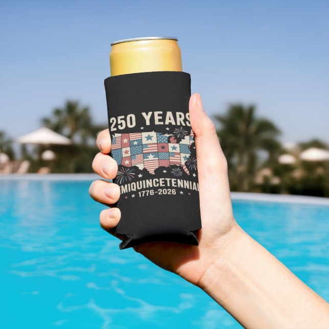 usa independence 250th anniversary seltzer can cooler (In Situ Pool)