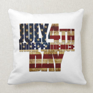 USA/Independence Day Throw Pillow