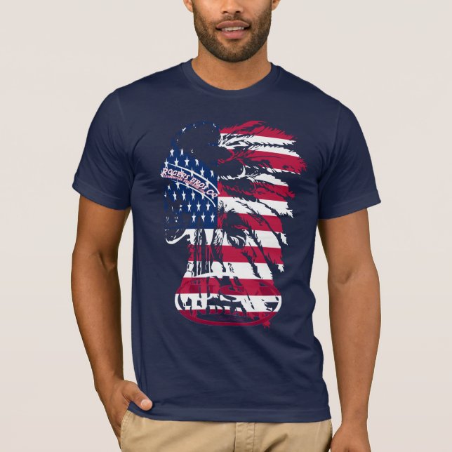 usa indian by rogers bros T-Shirt (Front)