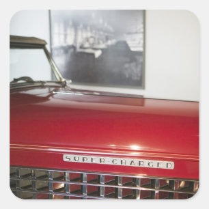 USA, Indiana, Auburn: Auburn, Cord, Duesenberg 7 Square Sticker
