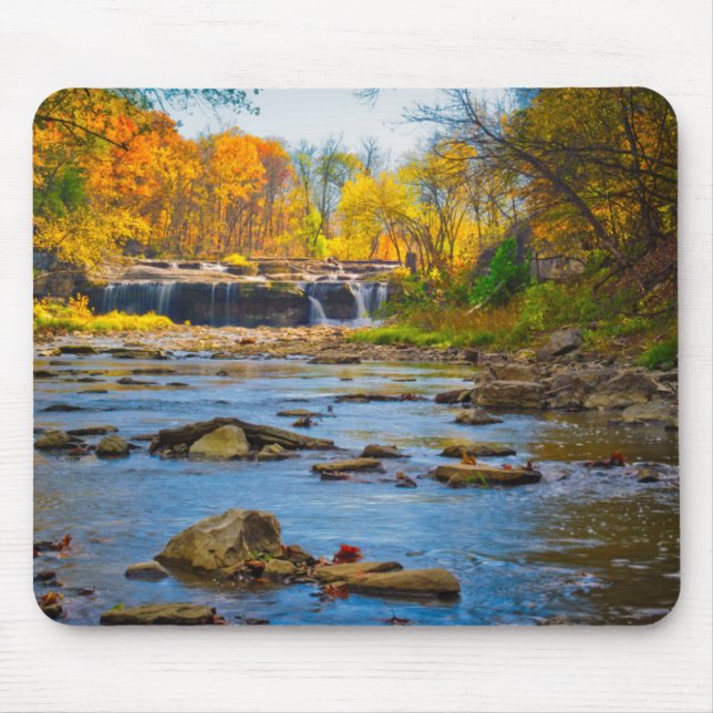 USA, Indiana. Cataract Falls State Recreation Mouse Pad (Front)