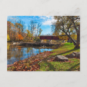 USA, Indiana, Cataract Falls State Recreation Postcard