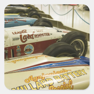 USA, Indiana, Indianapolis: Indianapolis Motor 3 Square Sticker