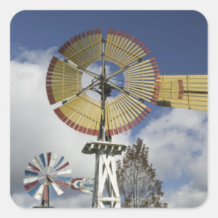 USA, Indiana, Kendallville: Mid, America Square Sticker