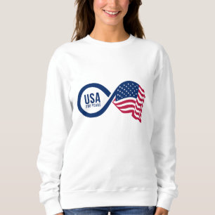 USA Infinity Flag Sweatshirt