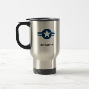 USA Integrity blue Travel Mug