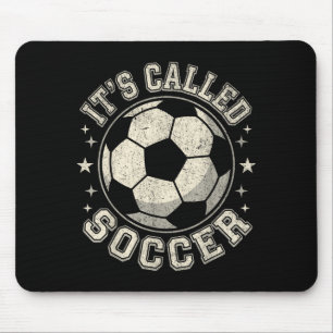 Usa Its Called Soccer Not Football Funny Distresse Mouse Pad