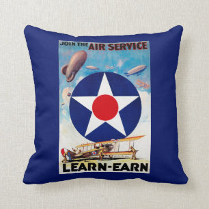 USA - Join the Air Service Learn-Earn Cushion