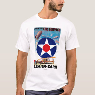 USA - Join the Air Service Learn-Earn T-Shirt