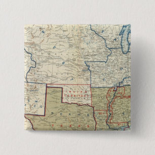 USA June 1861 15 Cm Square Badge