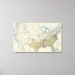 USA June 1861 Canvas Print