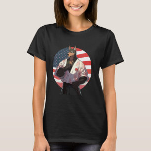 USA Karate Dog Dog Knows Karate Kenpo Karate Marti T-Shirt