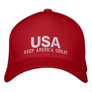 USA Keep America Great Embroidered Hat
