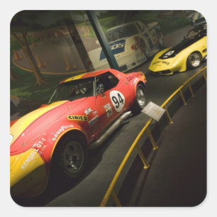 USA, Kentucky, Bowling Green: National Corvette 4 Square Sticker