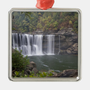 USA - Kentucky. Cumberland Falls on the Metal Tree Decoration