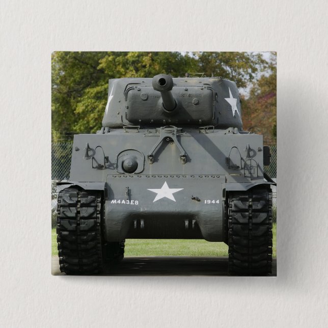 USA, Kentucky, Fort Knox: Patton Museum of 15 Cm Square Badge (Front)