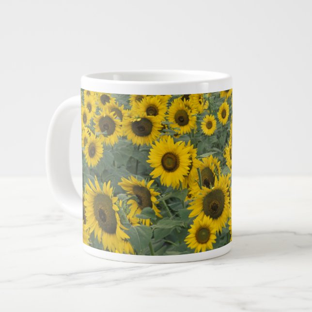 USA, Kentucky Pattern in field of cultivated Large Coffee Mug (Front Left)