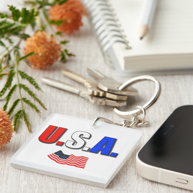 USA KEY RING (Front Right)
