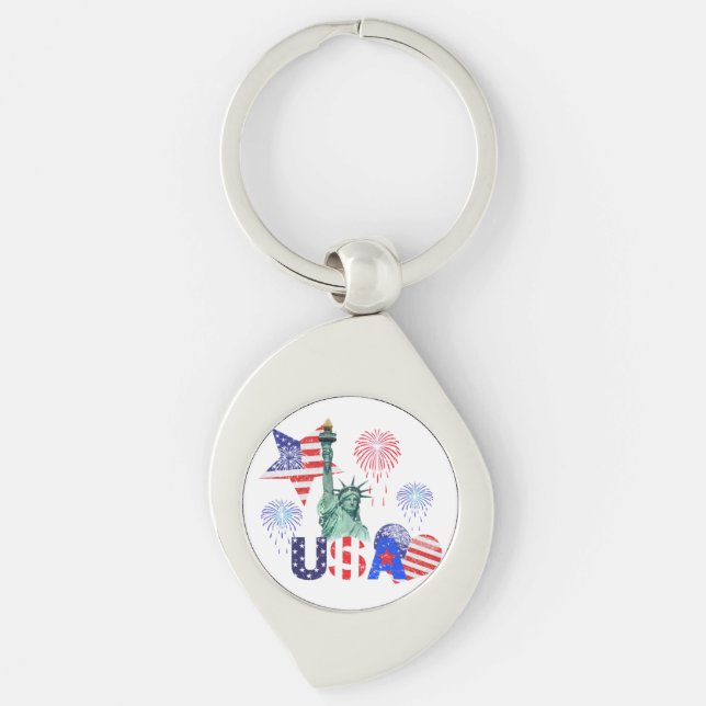 USA KEY RING (Front)