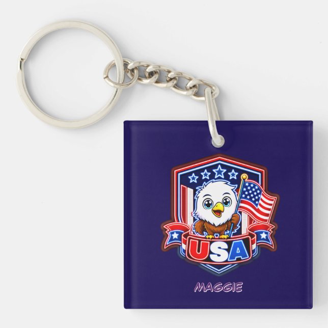USA KEY RING (Front)