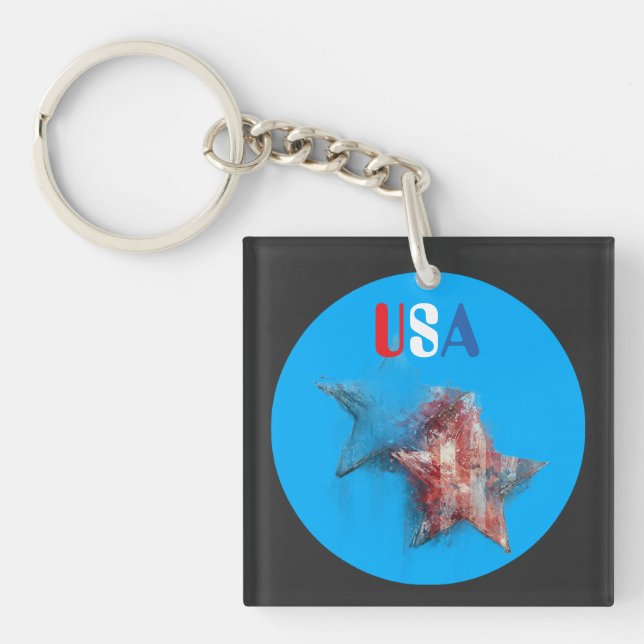 USA Keychain (Front)
