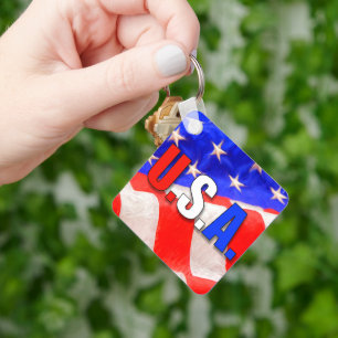 USA Keychain