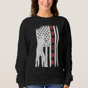 USA kick boxing, US boxing, America kickboxer, Ame Sweatshirt