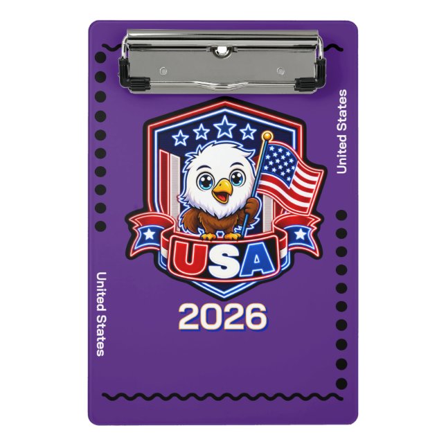 USA Kids Mini Clipboard (Front)