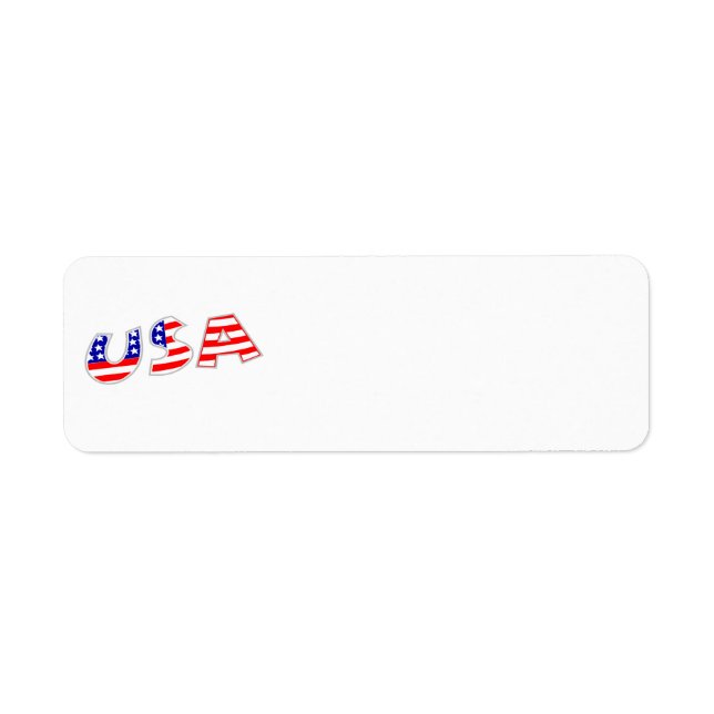 USA Label (Front)
