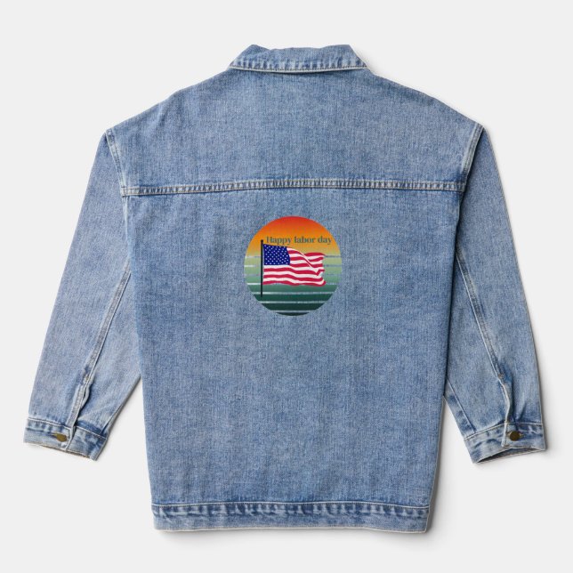 USA Labour Day Denim Jacket (Back)