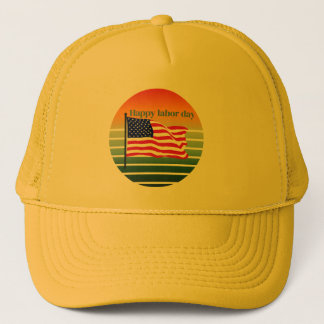 USA Labour Day Trucker Hat