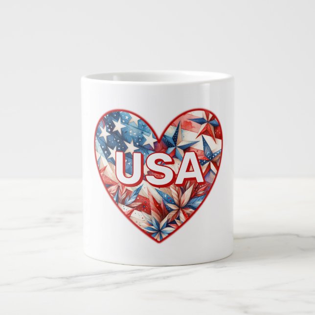 USA  LARGE COFFEE MUG (Front)