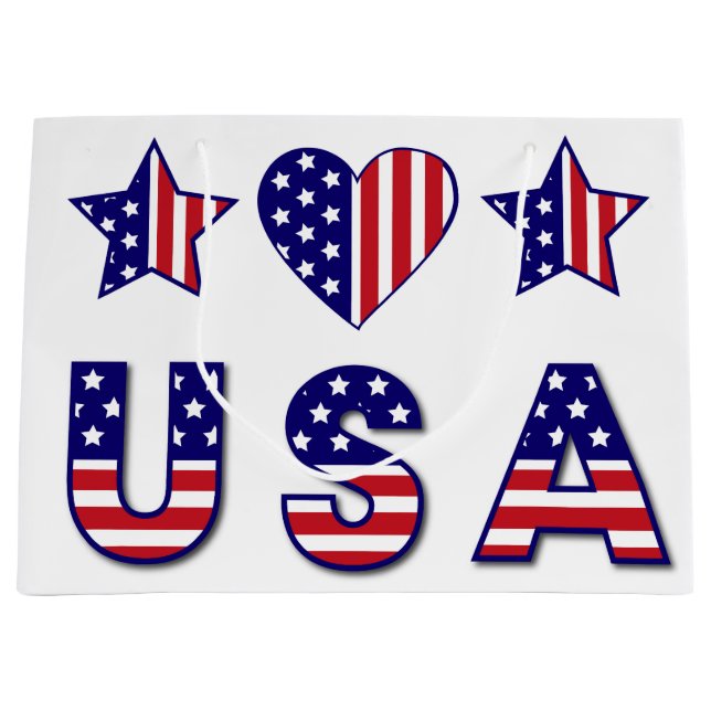 USA LARGE GIFT BAG (Front)