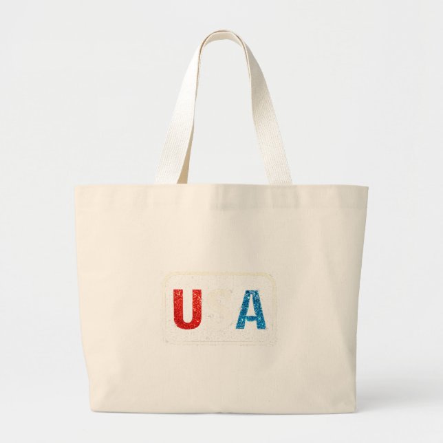 usa large tote bag (Front)