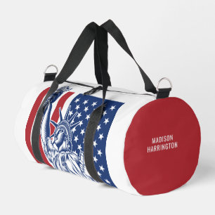 USA Liberty custom name Duffle Bag