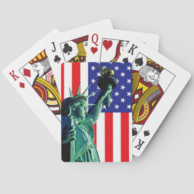 USA Liberty Playing Cards (Back)