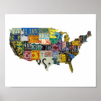 USA license plates