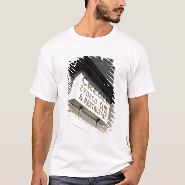 USA, Louisiana, Henderson. Creole Zydeco Music T-Shirt (Front)