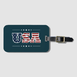 USA Luggage Tag