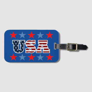 USA Luggage Tag