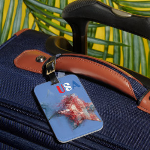 USA Luggage Tag